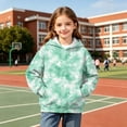 thumbnail image 5 of Atogsazn Girls Fleece Lined Hoodies Kids Casual Long Sleeve Hooded Sweatshirt Fall Winter Clothes Tops Green 11-12 Years Fashion, 5 of 8