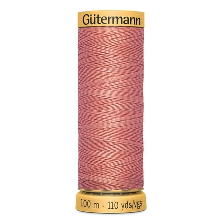 Mercerized Cotton Thread - Gutermann Mercerized Cotton Coral Thread, 110 Yd.