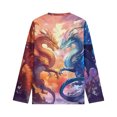 thumbnail image 5 of Tfken Boys Soft Comfy Tops Daily Wear Travel Fashion Tshirts Long Sleeve Casual Print Graphic T-Shirts Summer Tees Children Trendy Clothes Size 3-4 Years, 5 of 5