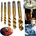 thumbnail image 3 of Spiral Pointed Taps Tapping Thread Forming Tap Hss 10Pc Metric Spiral Fluted Machine Screw Tap M3 M5 M6 M8, 3 of 8