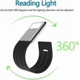 thumbnail image 4 of LED Reading Light, 3 Colors Book Lamp Reading Light for Reading in Bed Flexible Desk Lamp Perfect for Reading LED Light for Reading (Black), 4 of 5