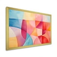 thumbnail image 2 of Designart "Midcentury Pastel Collages Serene Fusion IV" Abstract Framed Wall Art Decor - Modern Yellow Abstract Geometric Bedroom Framed Canvas Wall Art, 2 of 6