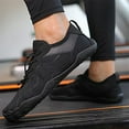 thumbnail image 2 of Summer Outdoor Five Toe Mens Water Shoes Hiking Fitness Swimming Cycling Beach Stream Activities Barefoot Footwear Black 40, 2 of 7