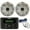 White Salt Water, variant on Kicker Weather-Resistant Marine Bluetooth USB RCA Stereo Receiver Bundle Combo with 1 Pair (QTY 2) 6.5" 2-Way 195W Max Coaxial Marine Speakers w/ White Grilles, 50-Ft 16-Gauge Speaker Wire, Antenna