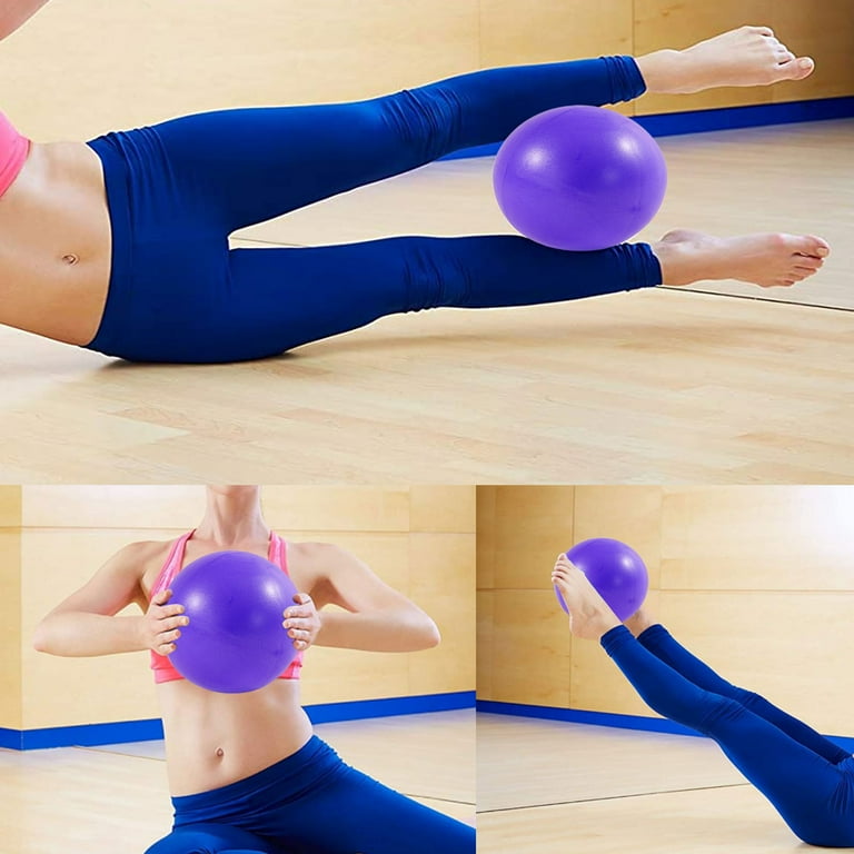 Exercise Ball Bender Ball for Stability Barre Pilates Yoga Balance Core Training Stretching and Physical Therapy purple purple F35108