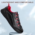 thumbnail image 4 of Shoes for Swollen Feet Men's and Women's Wide Fit Leather Waterproof Sneakers, Extra Wide Toe Box Motion Shoes for Hallux Valgus, Comfort Walking Shoes, 4 of 7