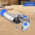 thumbnail image 2 of 1/4" - 2" Industrial Copper Pipe Cutter, Ball Bearing Pipe Cutter, Heavy Duty Aluminum Stainless Steel Thrust Bearing PVC Pipe 5mm - 50mm, 2 of 5