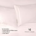 thumbnail image 5 of 1500 Thread Count Extra Soft Deep Pocket Sheet Set Sweet Home Collection Pale Pink RV, 5 of 6