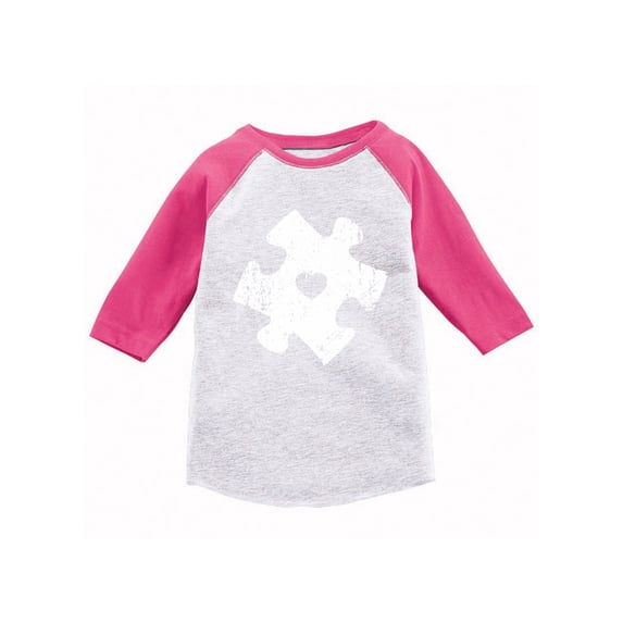 Awkward Styles Autism Puzzle Raglan Tshirt Autism Puzzle Piece Shirts for Toddlers Autism Awareness 3/4 Sleeve Toddler Shirt Autism Puzzle Jersey Shirt for Boys Autism Puzzle Baseball Shirt for Girls