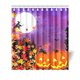 thumbnail image 1 of ABPHQTO Cortina de ducha de tela impermeable de calabaza Happy Halloween Cortina de baño 160x180 cm, 1 of 2