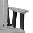 thumbnail image 7 of HomeStock Natural Beauty Fan Back Glider , Light Gray & Black, Perfect for Outdoor Relaxation, Built from Recycled Materials, Low Maintenance Glider for All, 7 of 7