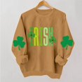thumbnail image 2 of Tauxra Chandails à Enfiler de la Saint-Patrick pour Femmes, Manches Longues, Col Rond, Coupe Ample, Blouse Tunique Décontractée pour Femmes, 2 of 7