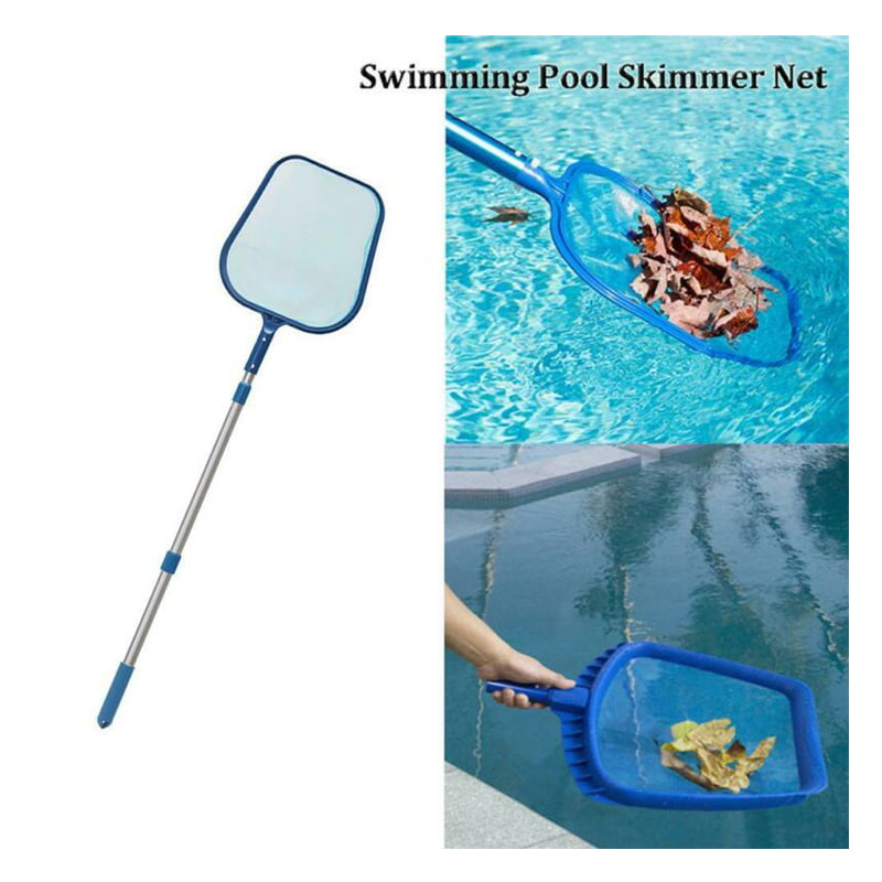 Leaf Rake Mesh Frame Net Skimmer Cleaner Swimming Pool Spa Professional Tool 