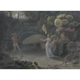 thumbnail image 3 of Francis Danby 18x14 Black Modern Framed Museum Art Print Titled - Oberon and Titania (1837), 3 of 5