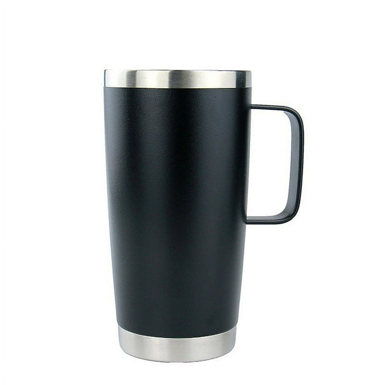 Plastic Lined Promotional Tapered Travel Mug w/ Handle - 20 oz.