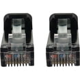 thumbnail image 3 of Eaton Tripp Lite Series Cat6a 10G Snagless Shielded Slim STP Ethernet Cable [RJ45 M/M], PoE, Black, 1 ft. [0.3 m] (n262-s01-bk), 3 of 4