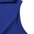 thumbnail image 4 of VBTAPA Workout Hooded Tank Tops Mens Gym Sleeveless Hoodies Quick Dry Bodybuilding Muscle Cut Off T-Shirt Athletic Vest with Pocket Blue M, 4 of 8