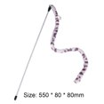 thumbnail image 3 of Funny Cat Stick Feather Pets Teaser Wands Gatito Interacción Persiguiendo Juguetes (Gris) Ehuebsd Para estrenar, 3 of 6