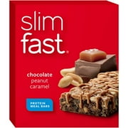 Slim-Fast Chocolate Peanut Caramel Meal Bar, 5ct