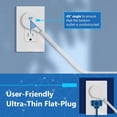 thumbnail image 2 of LIDER Extensor de salida con 4 receptáculos, USB tipo A y 2 USB tipo C, enchufe plano ultrafino, tir, 2 of 8