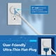 thumbnail image 2 of LIDER Extensor de Contactos con 6 Receptáculos, USB-A y 2 USB-C, Clavija Plana Ultra-Delgada con Ext, 2 of 8