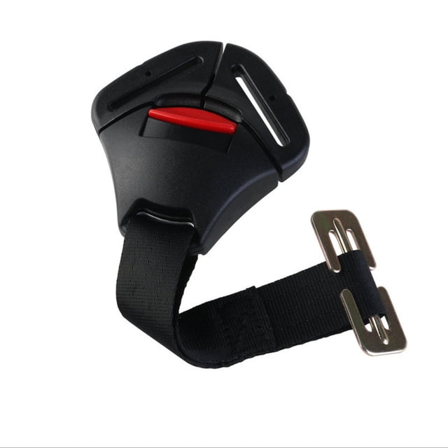 Hebilla de entrepierna para asientos de coche, hebilla de bloqueo fijo con clip, arnés de correa de cinturón de seguridad, cinturón de seguridad de pecho, correa ajustable de 5 puntos para ni?os ZefeiWu 8390614316621