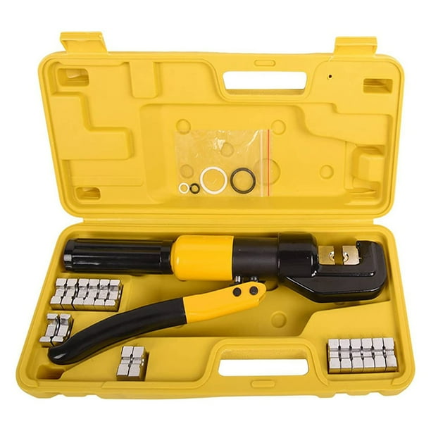 6T Hydraulic Crimp Tool 122/0 AWG Battery Cable Crimp Tool 0.43 inch