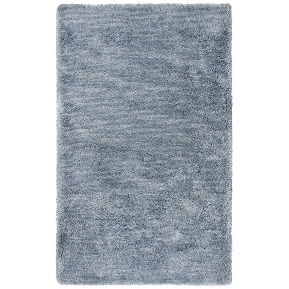 Gatney Rugs Gust Shag Area Rug WIS102 Blue Comfy Plush 5' x 7' 6" Rectangle