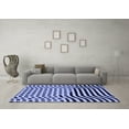 thumbnail image 3 of Ahgly Company Indoor Rectangle Abstract Blue Contemporary Area Rugs, 4' x 6', 3 of 4