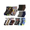 thumbnail image 5 of 6 Pairs Assorted Kids Socks Size Ages 2-3 Years Animal Print Boys 2T 3T Toddler, 5 of 5