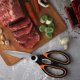 thumbnail image 5 of Kitchen Scissors, Heavy Duty Practical Stainless Steel Scissors, Chicken, Poultry, Fish, Meat, Vegetables, Flowers, 5 of 5