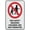 Warning Sign 3, variant on Food Waste Outdoor Safe Sign - 8"x12", UV Protected, Weatherproof - Restaurant, Café, Office, School Cafeteria Alert