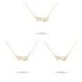 thumbnail image 2 of Sonducket Collar de amistad con letras en inglés, colgante de cadena de joyería Ins para amante, amigo, Festival, regalos de cumpleaños, oro Virgo Type1 NO1 Sonducket CBP216232, 2 of 6