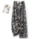 thumbnail image 5 of Pantalones de Piernas Anchas Casuales para Mujeres Impresión de Moda Pantalones de Longitud Completa Elásticos Regulares para Uso Casual, 5 of 5