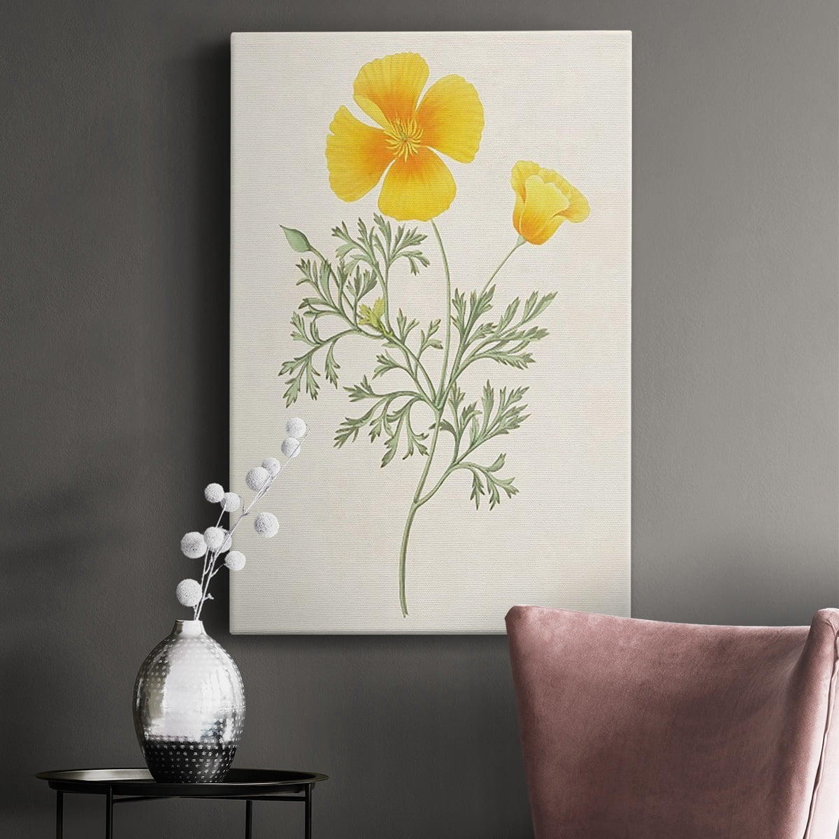 Flowers of the Seasons IX Premium Gallery Wrapped Canvas - Ready to Hang
