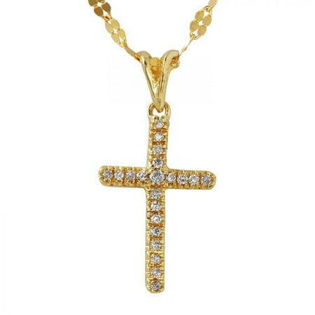 Foreli 0.23CTW Diamond 14K Yellow Gold Necklace
