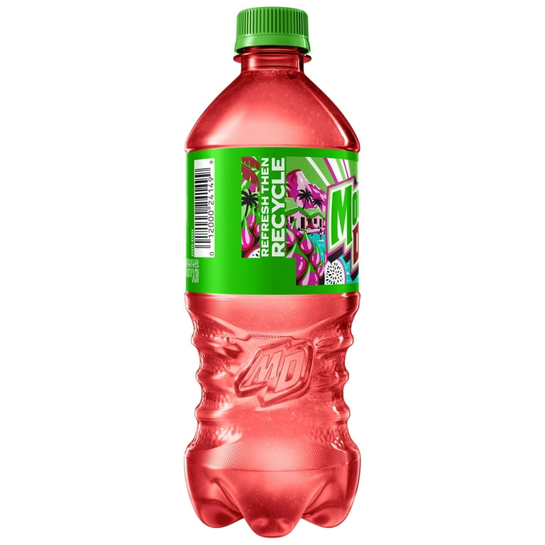 Mountain Dew Soda Dragon Fruit 20 fl oz Bottle