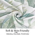 thumbnail image 5 of Eucalyptus Leaf Shower Curtains, Sage Green Spring Botanical Watercolor Plants Bathroom Curtains Bathtub Home Decor Waterproof Fabric Machine Washable with 12 PCS Hooks, 5 of 6