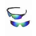 thumbnail image 5 of Walleva Emerald Mirror Coated Polarized Replacement Lenses for Oakley Radarlock Pitch Sunglasses, 5 of 5