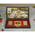 thumbnail image 4 of GoldGiftIdeas 24K Gold Plated Girnarji Photo Frame with Charan Paduka, Return Gift for Housewarming, Jain Mahatirth Darshan Frame for Gift (Pack of 5), 4 of 4