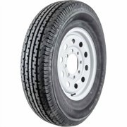 ST205/75R14 Specialty Trailer Tire with White Steel Wheel