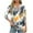 Navy Plus Size Blouse for Women_z, variant on CYMMPU Loose Fit T-Shirts 3/4 Sleeve Blouses for Women Dressy Casual Flower Pattern Spring Tops Summer Fashion Shirts V Neck Business Elegant Work Topss Hot Pink XL