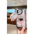 thumbnail image 1 of Nuevos diseños Hello Cute Kitty 3d Cat espejo de maquillaje móvil Tpu + pc funda de teléfono para Iphone 15 14 13 12 11 Pro Max con soporte, 1 of 4
