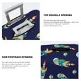 thumbnail image 3 of Pofeuu Astronaut Dinosaur and Space Print Luggage Suitcase Cover Protector Luggage Washable Covers Aesthetic for 18/24/28/32 inch Luggage（No luggage included）-Small, 3 of 7