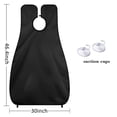 thumbnail image 2 of Beard Apron, Beard Bib for Shaving with 2 Suction Cups, Non-Stick Hair Catcher Cloth, 2 of 4