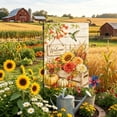 thumbnail image 2 of Fall Harvest Hummingbird Garden Flag Outdoor Flags for Garden UV Resistant Autumn Yard Flag Premium Polyester Seasonal Outdoor Garden Flags for Outside Lawn Patio Farmhouse Decor, 2 of 5