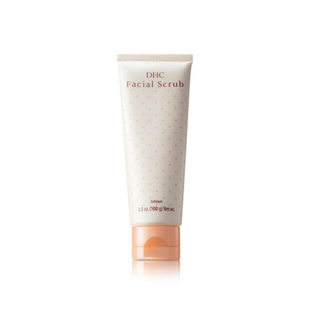 DHC Facial Scrub, Gentle Exfoliating Scrub, Microbead-Free, Ideal for All Skin Types, 3.5 oz. Net wt.