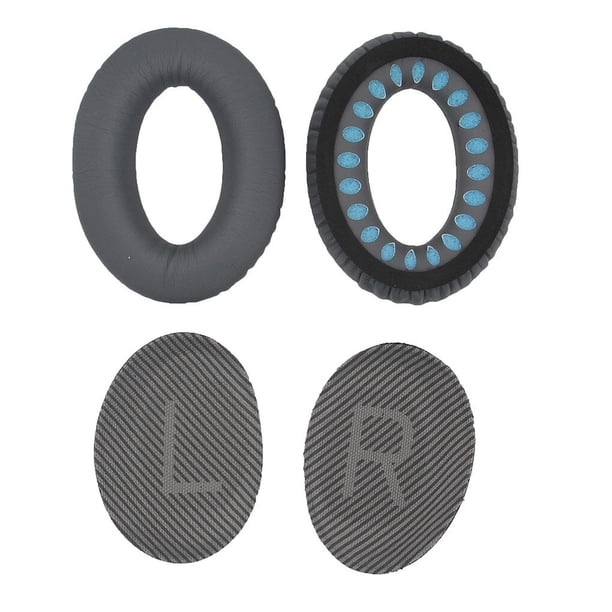Bearachild Almohadillas para los oídos, 2 uds., con cancelación de ruido, de cuero, para jugadores, reemplazo de almohadillas para auriculares Relojes inteligentes Gris oscuro