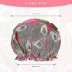 thumbnail image 5 of 6 Pieces Shower Caps Bathing Hair Cap Reusable Shower Hat Waterproof Bath Cap, 5 of 5