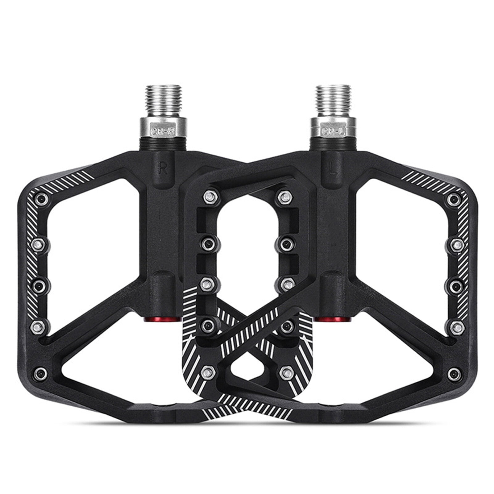Road Bike Nylon Locking Pedals High Stability Performance Locking Pedal 14MM Shaft Bicycle Lock Pedals